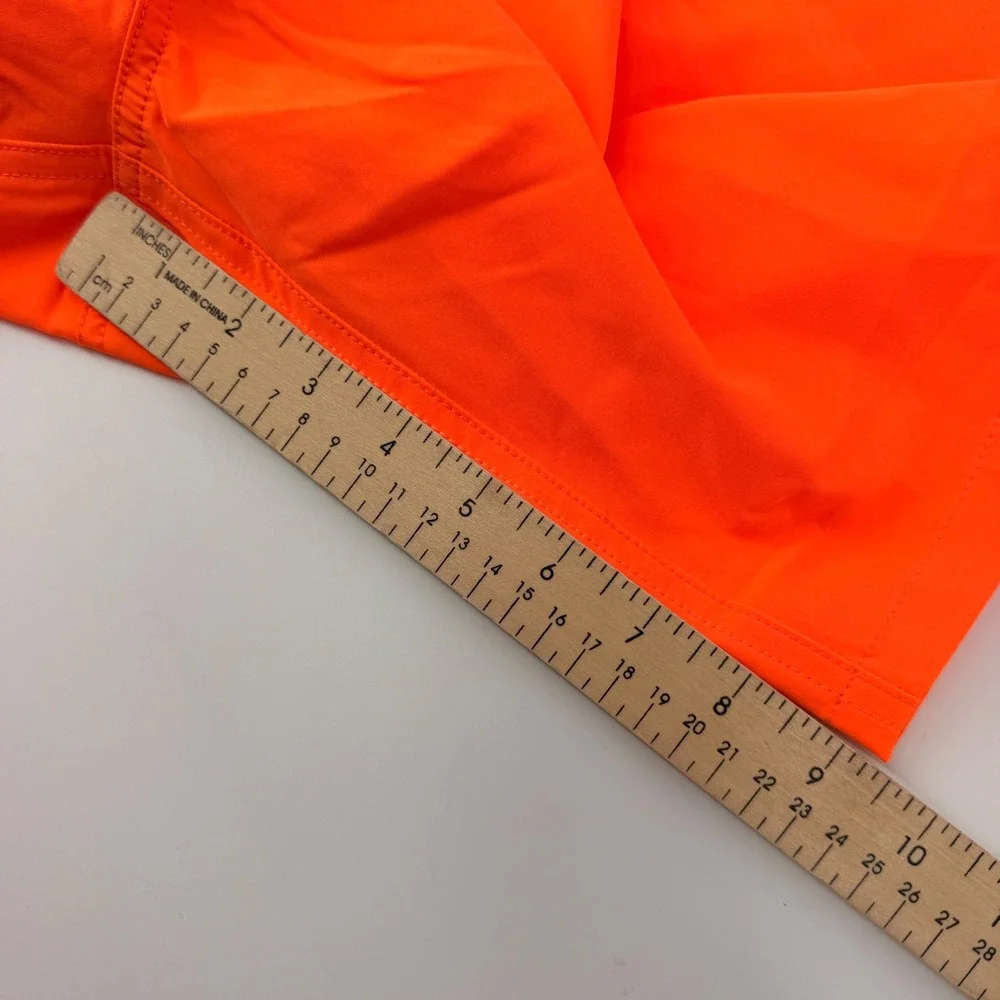 Polo Ralph Lauren Swim Trunks Mens 2LT Orange Neon Cargo Classic Fit New